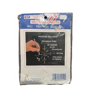 Vintage Rhinestone Starter Kit ‎ Westrim Crafts #60